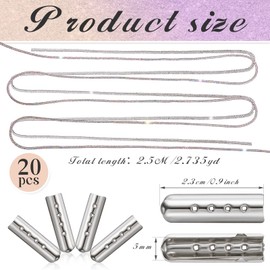 MTLEE Rhinestone Shoe Laces Bling Shoe Laces Rhinestone Diamond Hoodie String Glitter Cords for Sneakers with Aglets (White AB Color, Silver,5.47 Yards)