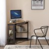 Vecelo Home Office Table Corner Desk Laptop Computer Table Keyboard