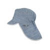 Sterntaler Boys' Peaked Cap with Neck Protection Hat, Blue (Marine