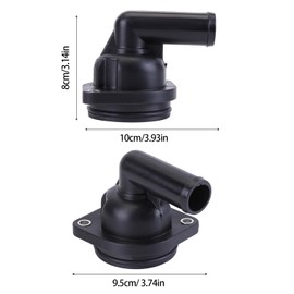 Thermostat Housing Assembly Fits Mercury Oubtoard 75-150 HP Outboard Motors EFI 4-Stroke, 75 EF/ 80 EFI/ 90 EFI/ 100 EFI/ 115 EFI/ 150 EFI Replace 892864T06 8M0090819 Mercury Thermostat