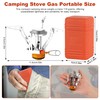 Camping Stove Portable, Windrpoof Camp Stove, Compact Gas Stove, Backpacking