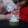 3W 4.5V USB 3D Night Light Touch Control LED Table