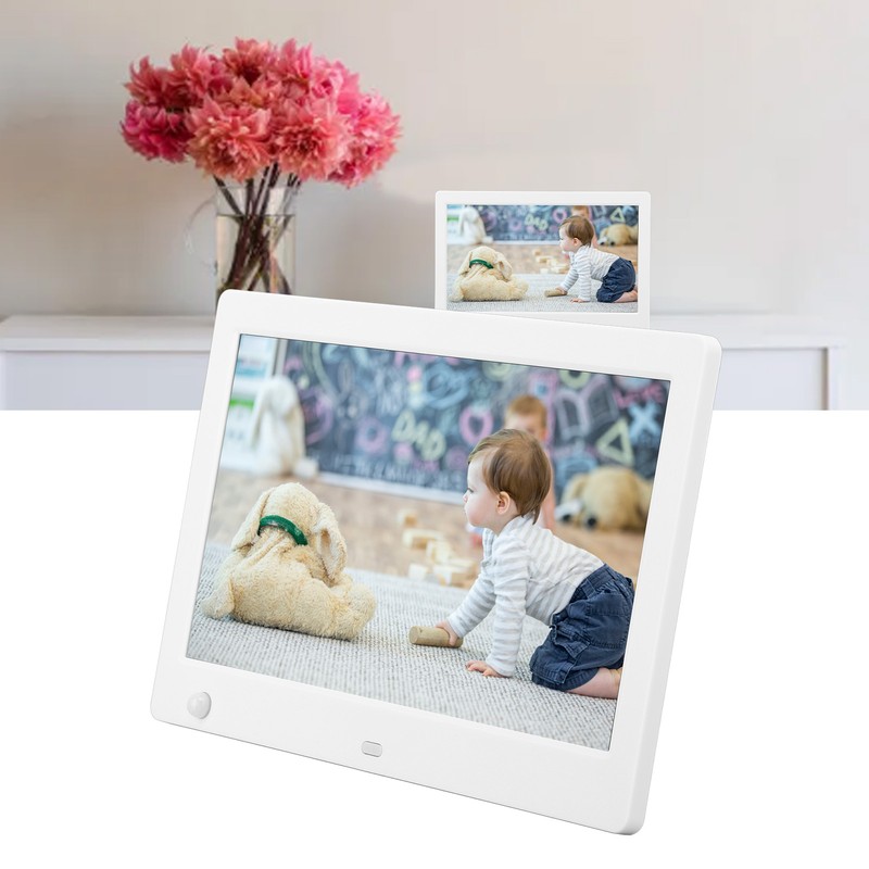 7.8inch Digital Picture Frame 1080P HD LED Screen Human Sensor