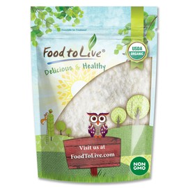 Food to Live Organic Coconut Milk Powder, 8 Ounces – Non-GMO, Dehydrated Fresh Coconut Milk, Pure, Unsweetened, Vegan, Bulk. Dairy Free, Keto-Friendly. Plant-Based Creamer. Contains Maltodextrin