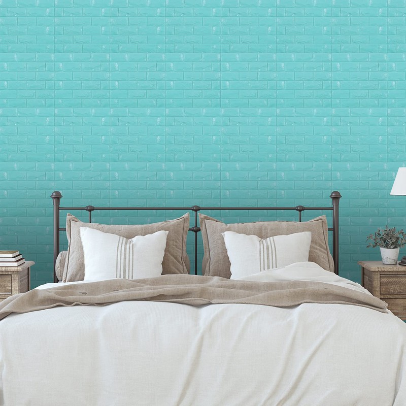 30PCS 3D Wall Panels Peel and Stick Faux Brick Wallpaper
