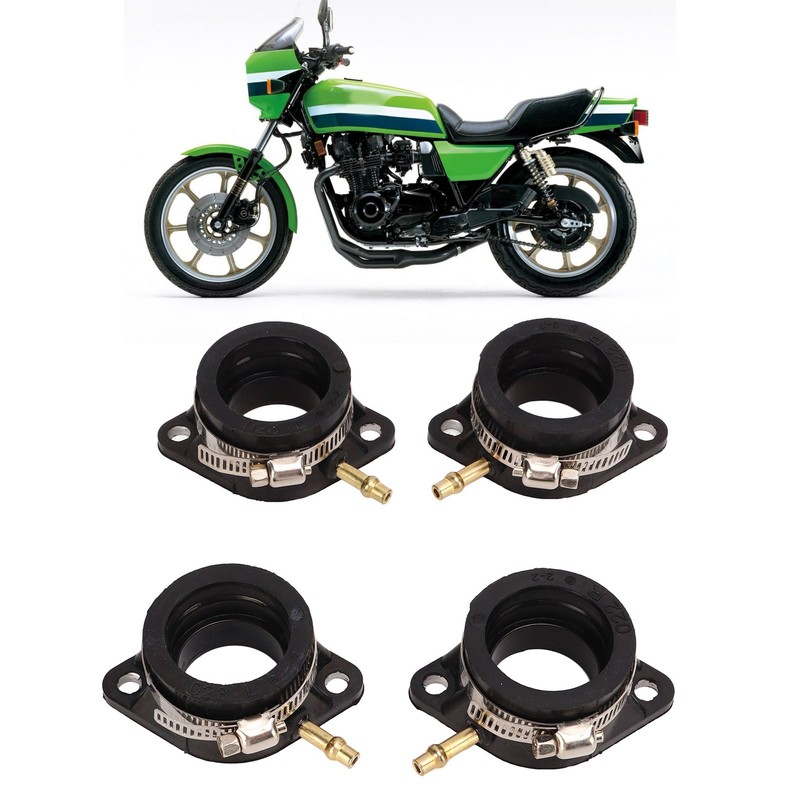 4 Pcs Carburetor Intake Manifold Boots 16065‑028 Rubber Inlet Joint