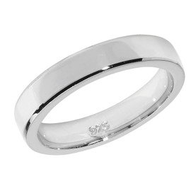 925 Sterling Silver 4 mm Mens Ladies Wedding Band/Wedding Ring/Wedding Ring WJS13869, Sterling Silver
