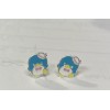 Sanrio TUXEDOSAM EARRINGS STERLING SILVER SANRIO SUPER CUTE