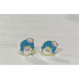 Sanrio TUXEDOSAM EARRINGS STERLING SILVER SANRIO SUPER CUTE