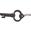 Komonee Key to the Door Black Keyring Bottle Opener Key