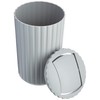 Wenko ALLSTAR Swing Top Bin Polypropylene Grey Diameter 15 x