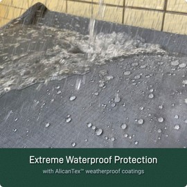 AWNIC Garden Stacking Chair Covers Furniture Covers Waterproof Tear Resistant with Air Vents for Garden Outdoor Chairs 65 * 75 * 120/85cm