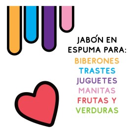 We Love Jabón En Espuma Para Biberones Biodegradable 240ml