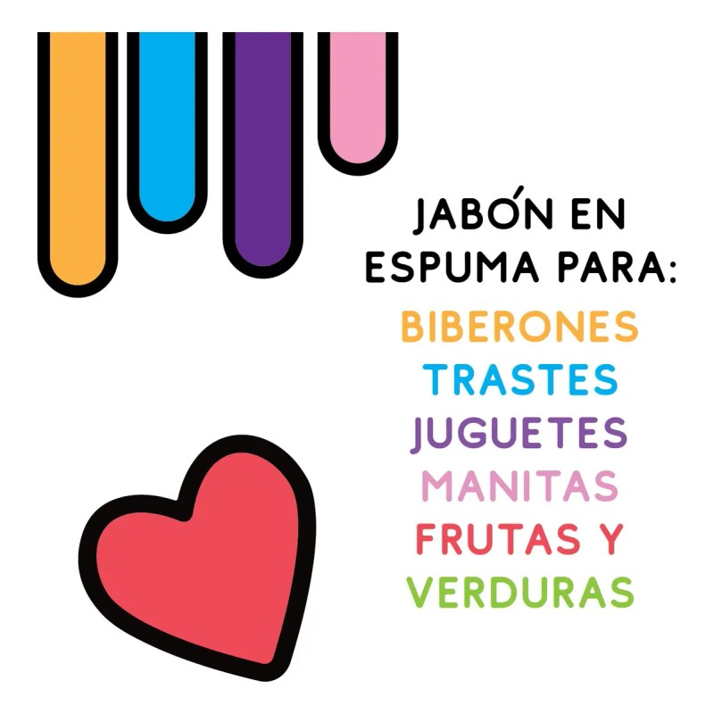 We Love Jabón En Espuma Para Biberones Biodegradable 240ml