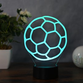 Optechvisual Handball LED Lamp Lamp - LED Night Light and Table Lamp as Handball Decoration, Gift Idea for Handballers and Sports Fans as Decoration for Home