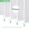 Dynamene Extra Long Shower Curtains - 72 x 84 Inches