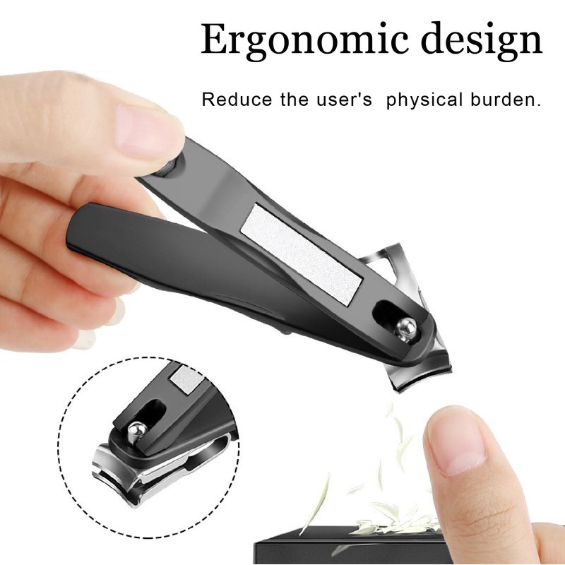 360° Rotating Nail Clippers for Seniors, Long Handle Fingernail Clippers