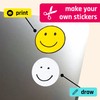 30 Sheets, Printable White Sticker Paper, Laser/Inkjet Printing - Matte,