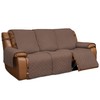 Easy-Going Recliner Sofa Cover, Reversible Couch Cover for 3 Seat