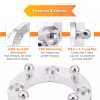 SI 4PCS 1.0" 4x137 110mm Wheel Spacers For 2017-2025 Can-Am