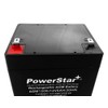 PowerStar-5AH Hi-Capacity Equivalent of Kung Long WP4-12 and WP4.5-12 Replacement