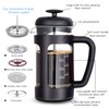 Easyworkz French Press Heat Resistant Glass for Coffee & Tea