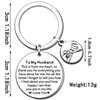 TTOVEN Husband Gifts Husband Keyring Valentines Day Gifts Husband Birthday
