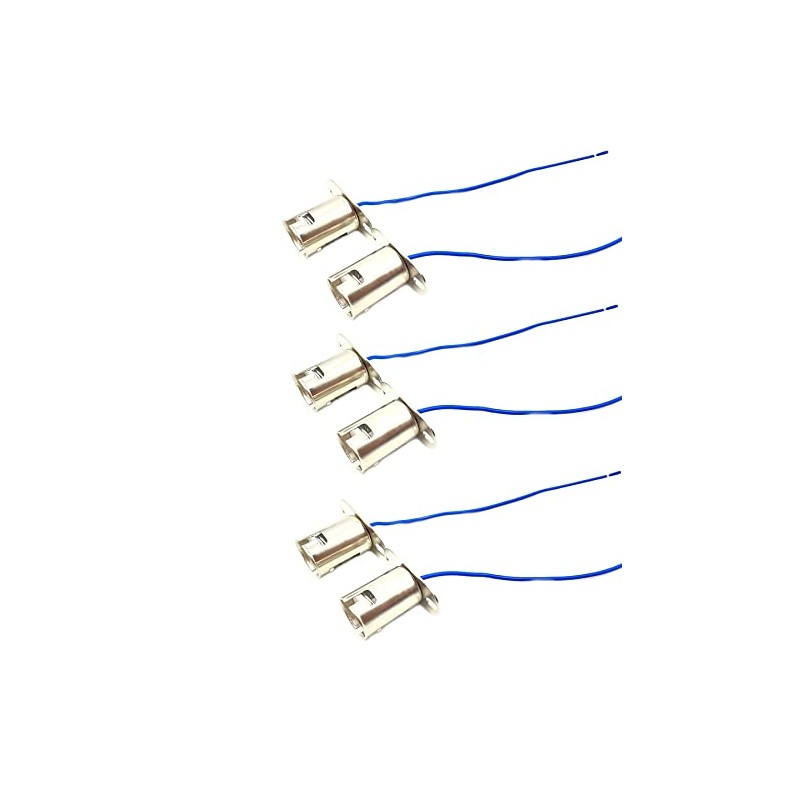 Bstenky BA15s 1156 LED Light Bulb Socket,6pcs Car Lamp Holder