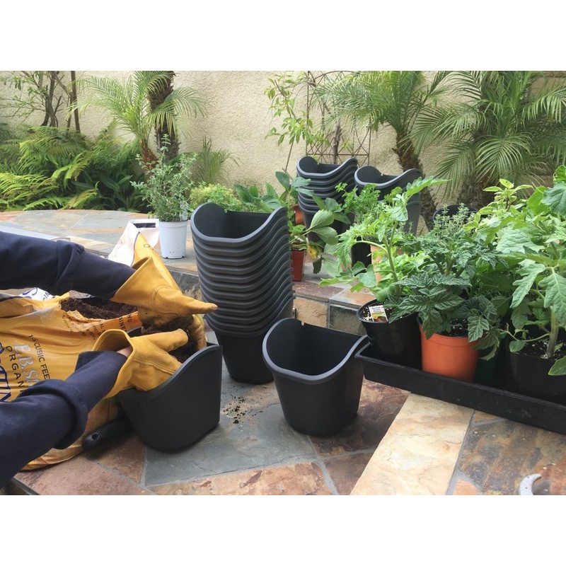 DIG GLW08 Living Wall Modular Kit Vertical Garden, Grey