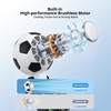 Aprilmin Portable Handheld Turbo Fan with Ice Cooling,rechargeable soccer fan,Powerful