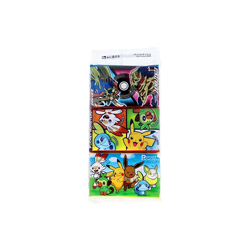 Hayashi Shoji Pokemon Mini Pocket, 6 Pieces