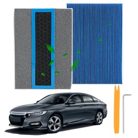 1 filtro de aire de cabina HEPA de repuesto de carbón activado CF11854 compatible con Nissan Qashqai 2017-2022, Rogue 2014-2020, Rogue Sport 2017-2022