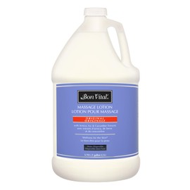 Bon Vital' Original Massage Lotion for a Versatile Massage Foundation to Relax Sore Muscles & Repair Dry Skin, Lightweight, Non-Greasy Formula to Moisturize and Repair Dry Skin, 1 Gal, Label may Vary