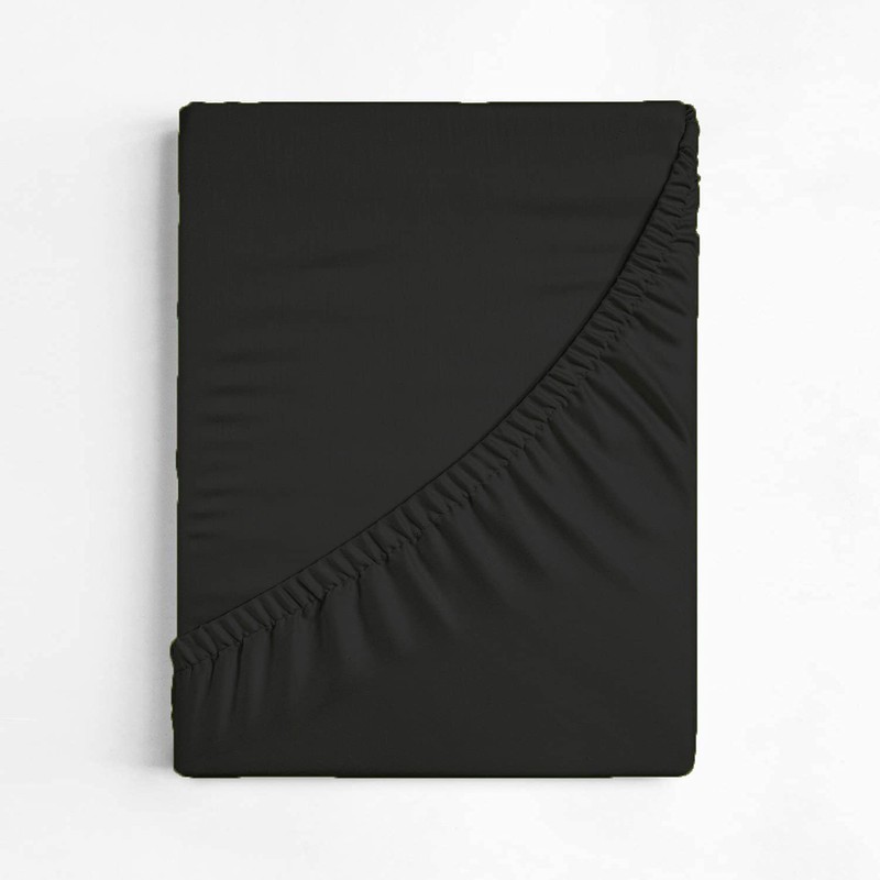 AmigoZone Non Iron Pollycotton Percal Quality Plain Fitted Sheet Or