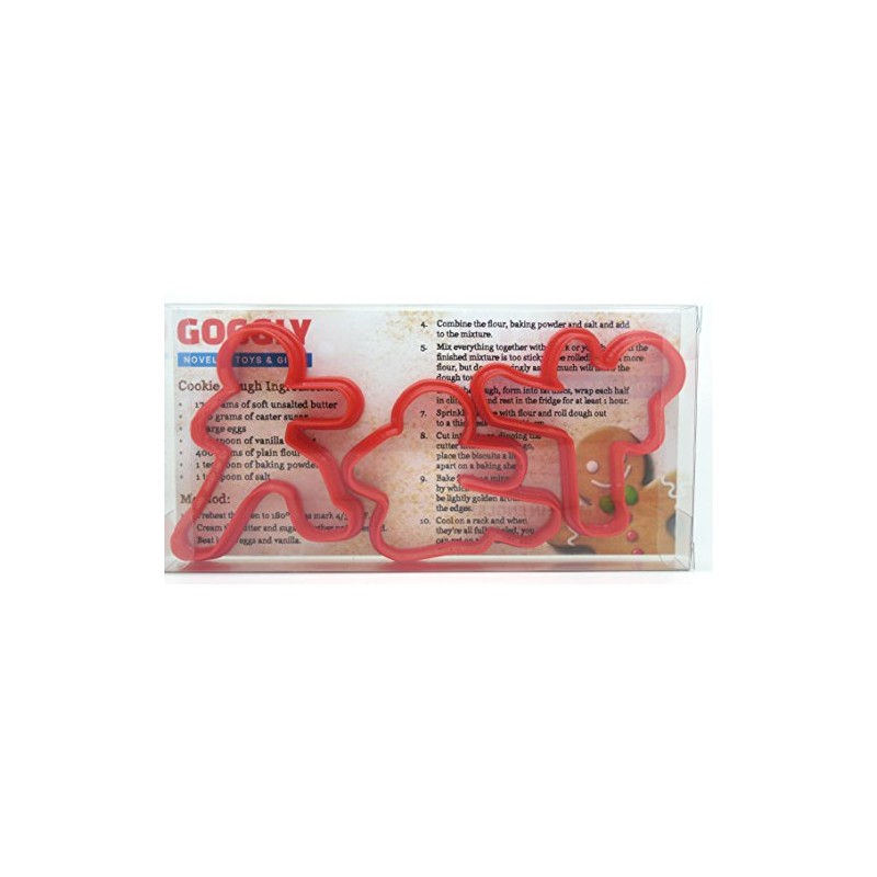 Goggly Ninjabread Men Cookie Cutters - Kung Fu Gingerbread 3