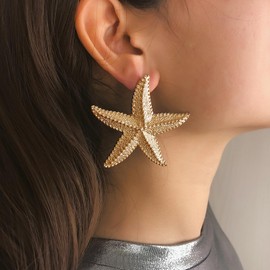 Starfish Earrings for Women Summer Beach Earrings Gold Starfish Stud Earrings Starfish Earrings Silver Starfish Earrings Gold Holiday Earrings Vacation Earrings Jewelry Gifts for Girls