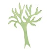Rayher Wax Motif: Tree, Flat, Pearl, 8,5x11,5cm