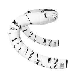 CNC Bike Handlebar Tape,Bicycle Bar Tape Wrap[Length:1980mm Width:30mm Thickness:3mm]-Cycling Road Handle Bar Tape Surface PU Silicone Penetration Elasticity is Excellent.White
