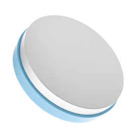 QWORK® Steel Bench Block, 3 Inch Metal Work Anvil with Rubber Cushion Base, for Metalworking and Crafting