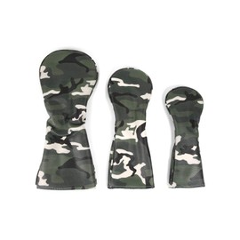 Set of 3 Camo Headcovers (Green)