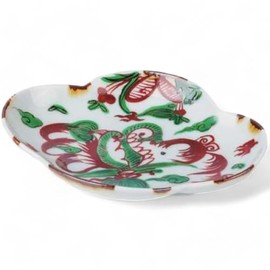 Takumikaze Arita Ware 5.9 inches (15 cm), Small Plate, Qilin, Wooden Stellar Plate, Made in Japan