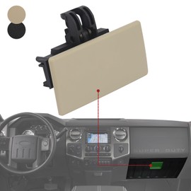TQPONLY Beige Glove Box Latch Compartment Door Handle Front Passenger Side Compatible with 2008-2014 Ford F150 F250 F350 F450 Edge Lincoln MKX