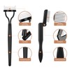 Folding Eyebrow Comb Eyelash Separator Eyebrow Eyelash Grooming Brush for