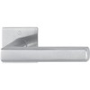 Hoppe Lever Dallas with Flickering Hrosetten without Key Escutcheon, Stainless