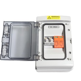 aikoolwer Solar PV Combiner Box Surge Protector DC 1000V 32A Fuse Waterproof IP65 Photovoltaic Panel Outdoor