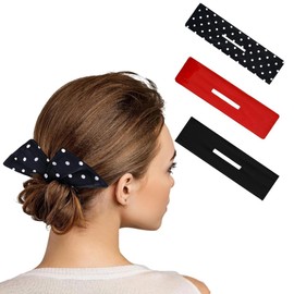 3pcs Hair Bun Makers - Deft Bun Twister Flexible Donut Hair Bun Lazy French Hair Curler Bun Hair Accessories for Women Girls Long Thin Hair