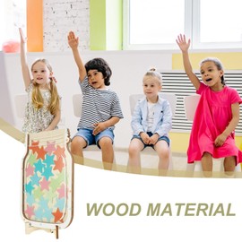 Operitacx 1set Wooden Reward Chart Motivate Jar for Boys and Girls Classroom Behavior Management Tool Decorative Star Tokens for School and Home Hands Learning Fun and Creative Design