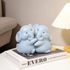 Decorative Elephant Book Ends, Resin Elephant Book Ends for Shelves,
