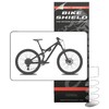 Bike Shield Cable Shield Frame Protection, Transparent Gloss