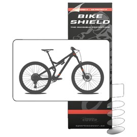 Bike Shield Cable Shield Frame Protection, Transparent Gloss